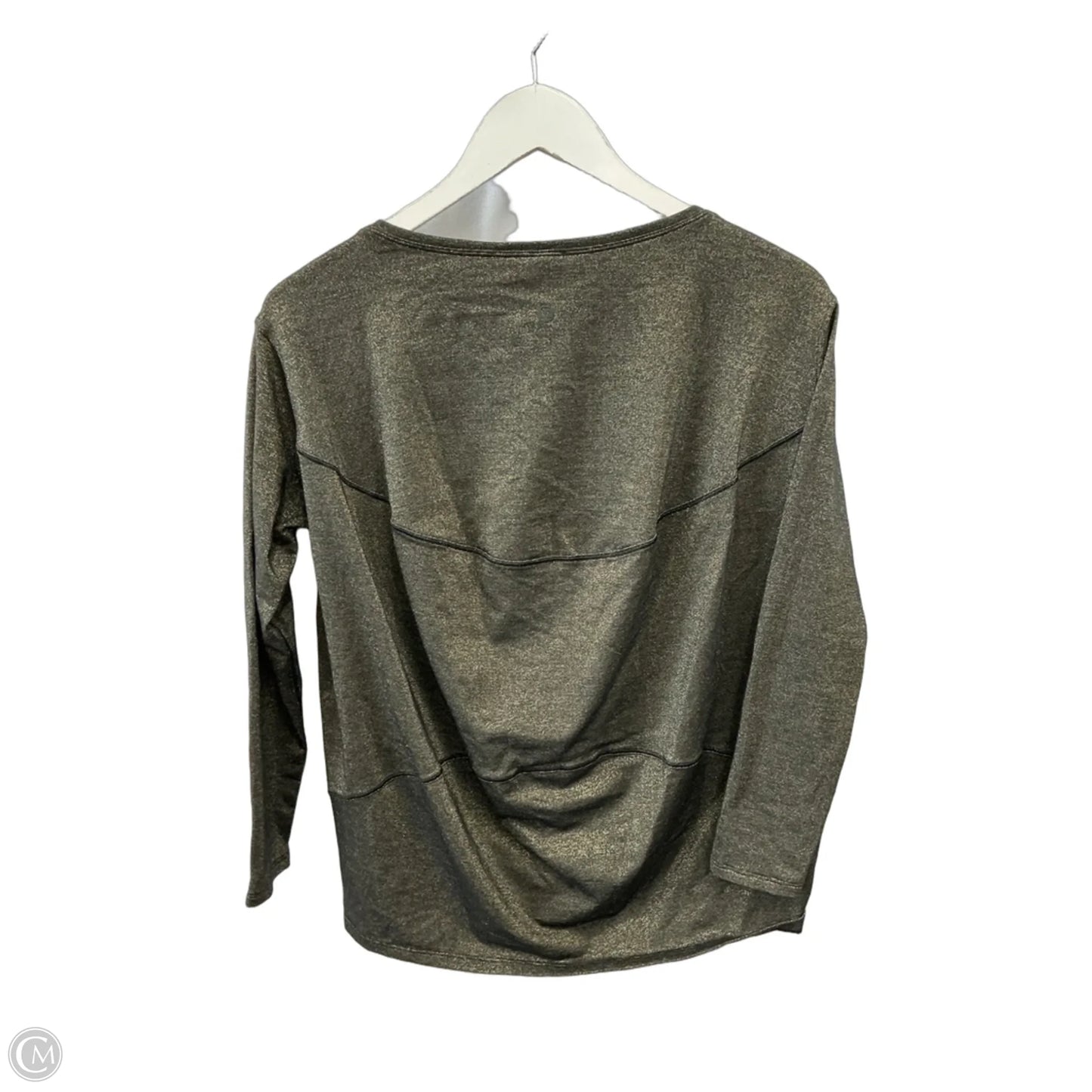 Athletic Top Long Sleeve Crewneck By Lululemon In Gold, Size: Xs