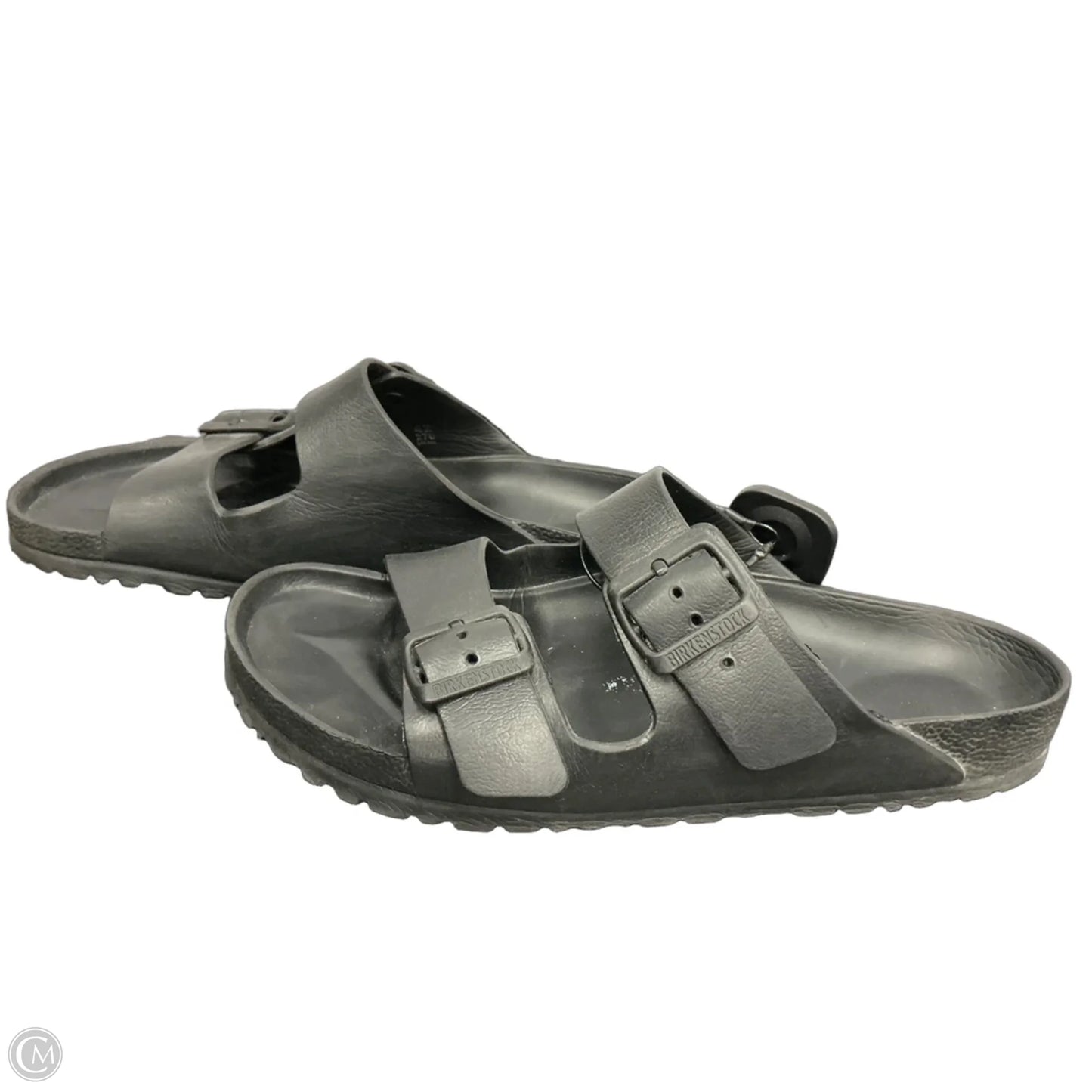 Sandals Flats By Birkenstock In Black, Size: 11
