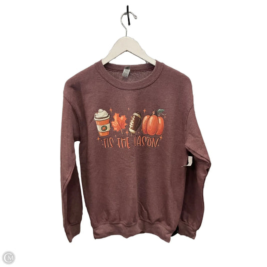 Sweatshirt Crewneck By Gildan In Red, Size: S