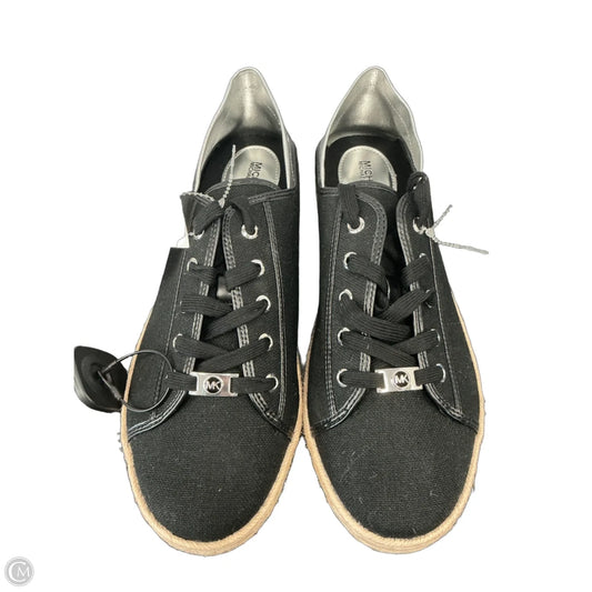Shoes Sneakers By Michael By Michael Kors In Black & Silver, Size: 11
