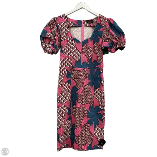 Dress Casual Midi By Clothes Mentor In Pink, Size: M