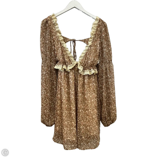 Dress Casual Short By Free People In Tan, Size: Xs