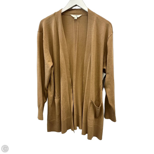 Cardigan By Terra & Sky In Tan, Size: 1x