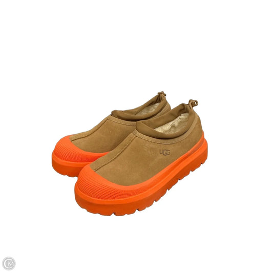 Slippers Designer By Ugg In Tan, Size: 9