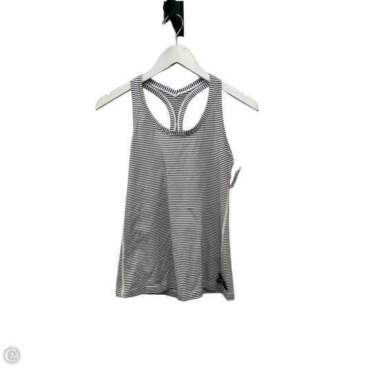 Athletic Tank Top By Lululemon In Black & White, Size: S