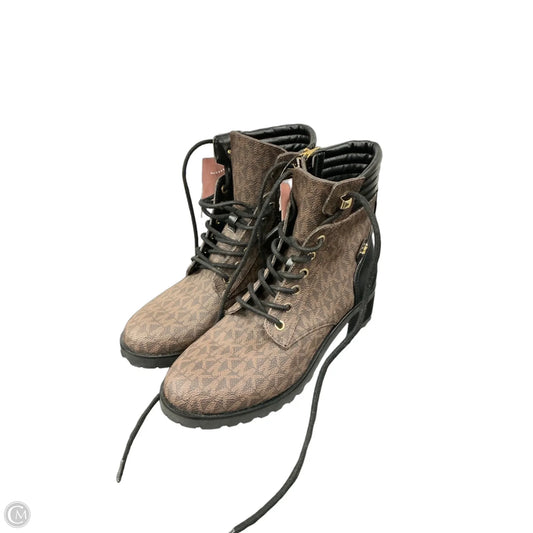 Boots Designer By Michael Kors In Brown, Size: 6