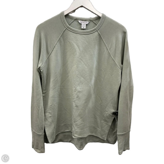 Sweatshirt Crewneck By Athleta In Green, Size: Xs