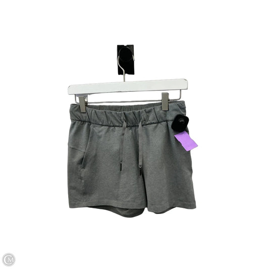 Athletic Shorts By Lululemon In Grey, Size: 4