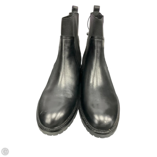 Boots Ankle Heels By Clothes Mentor In Black, Size: 8