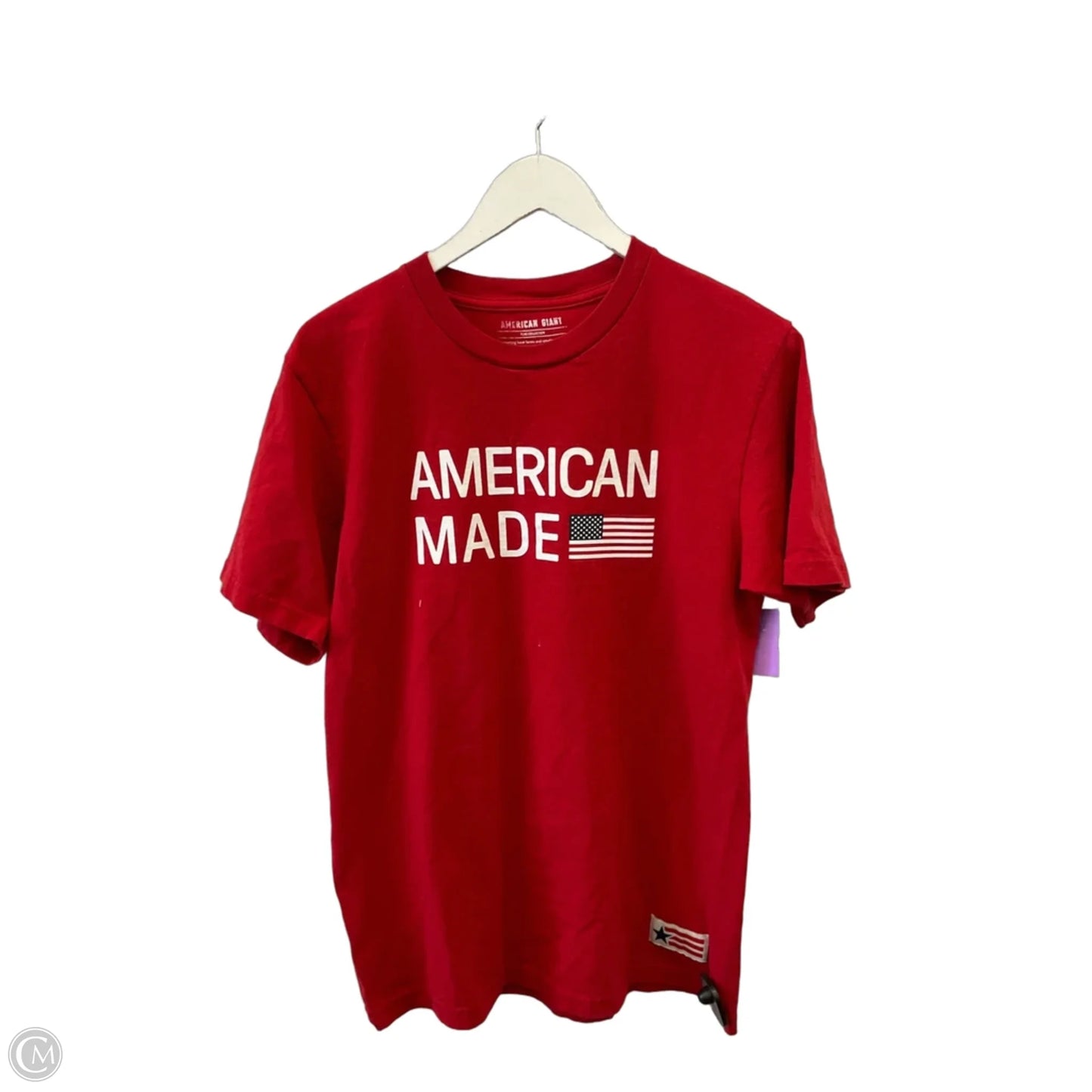 Top Short Sleeve By Clothes Mentor In Red, Size: M