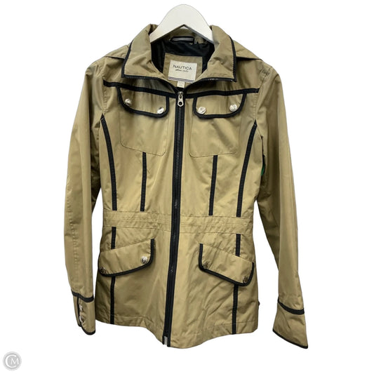 Jacket Windbreaker By Nautica In Green, Size: S