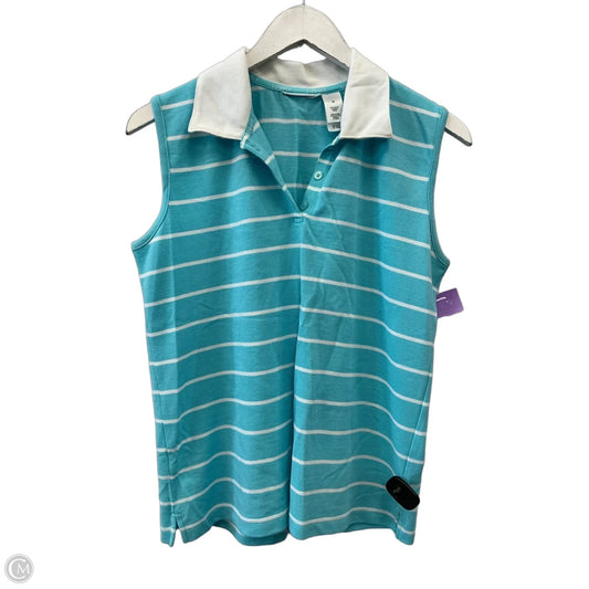 Top Sleeveless By Liz Golf In Aqua, Size: M