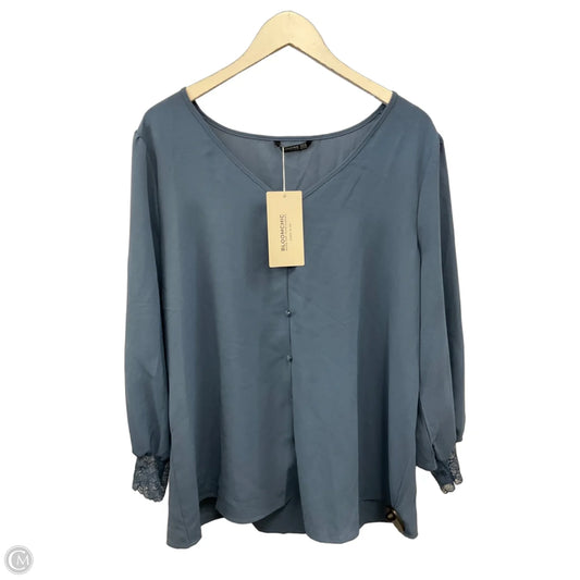 Top Sleeveless By Bloomchic In Blue, Size: L