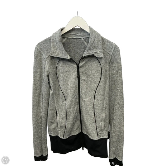Athletic Jacket By Lululemon In Black, Size: S