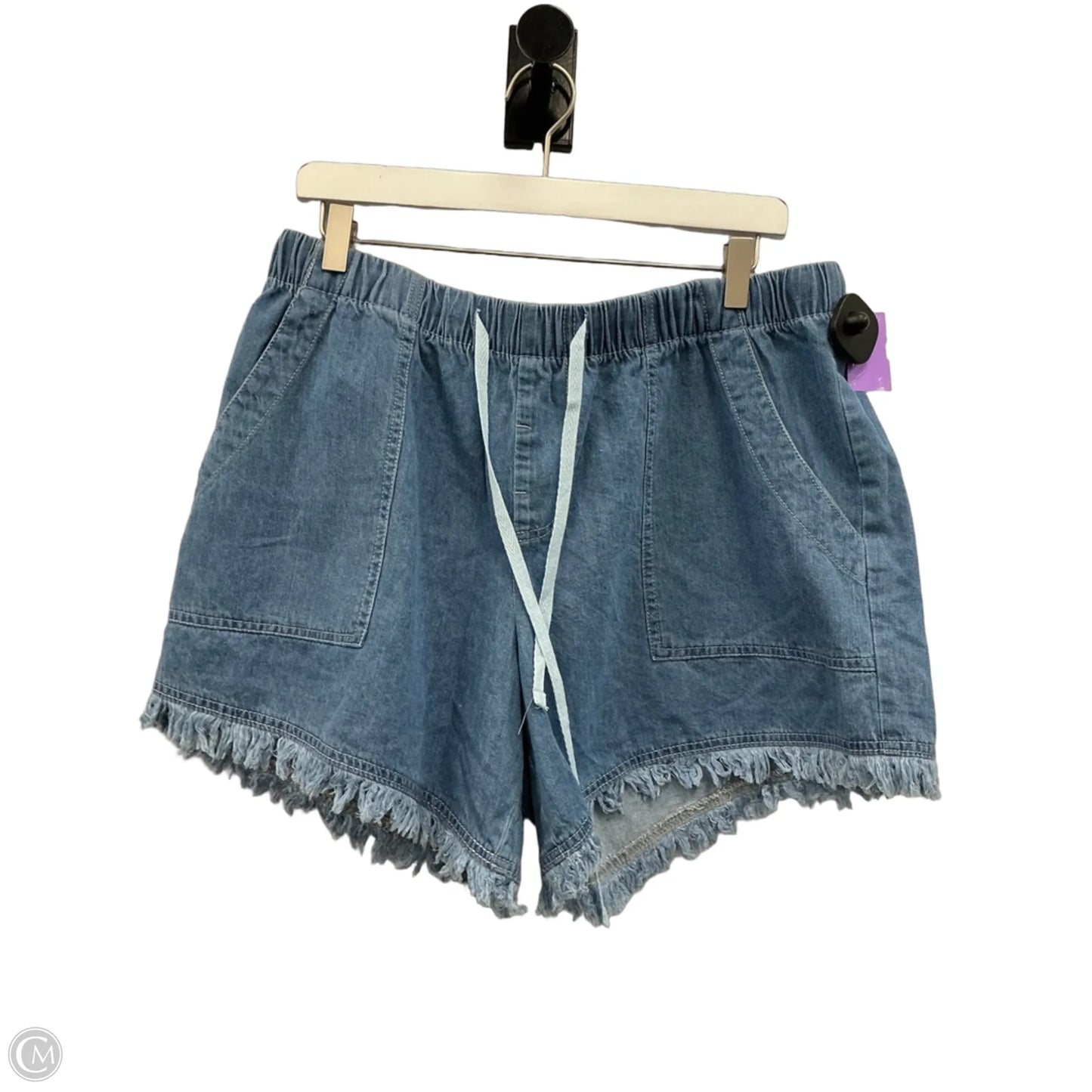 Shorts By Clothes Mentor In Blue Denim, Size: 20