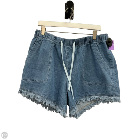 Shorts By Clothes Mentor In Blue Denim, Size: 20