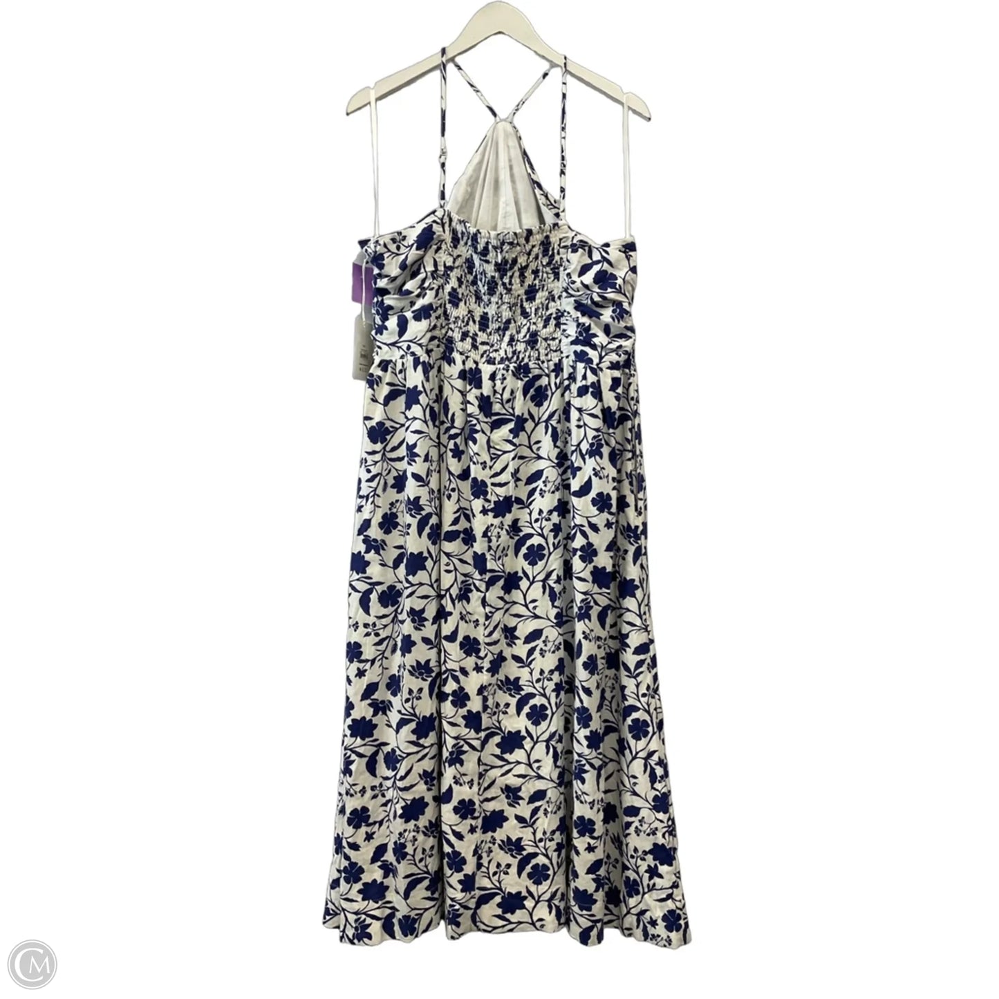 Dress Casual Midi By Free Assembly In Blue, Size: Xxl
