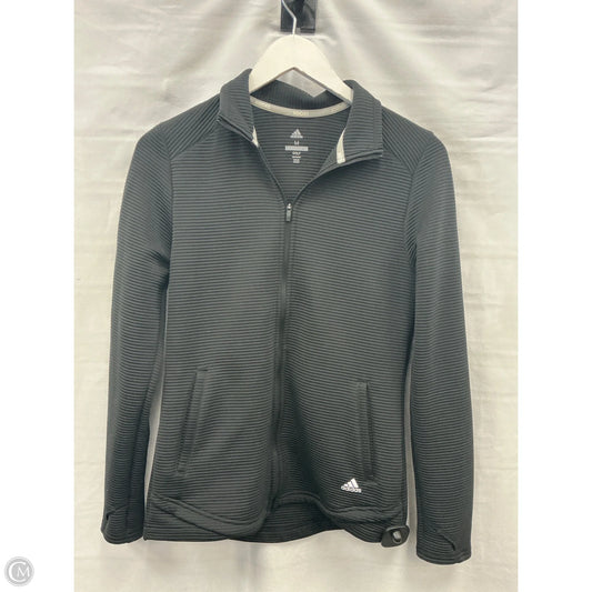 Athletic Jacket By Adidas In Black, Size: M