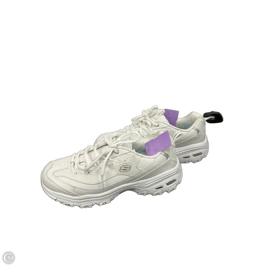 Shoes Athletic By Skechers In White, Size: 9.5