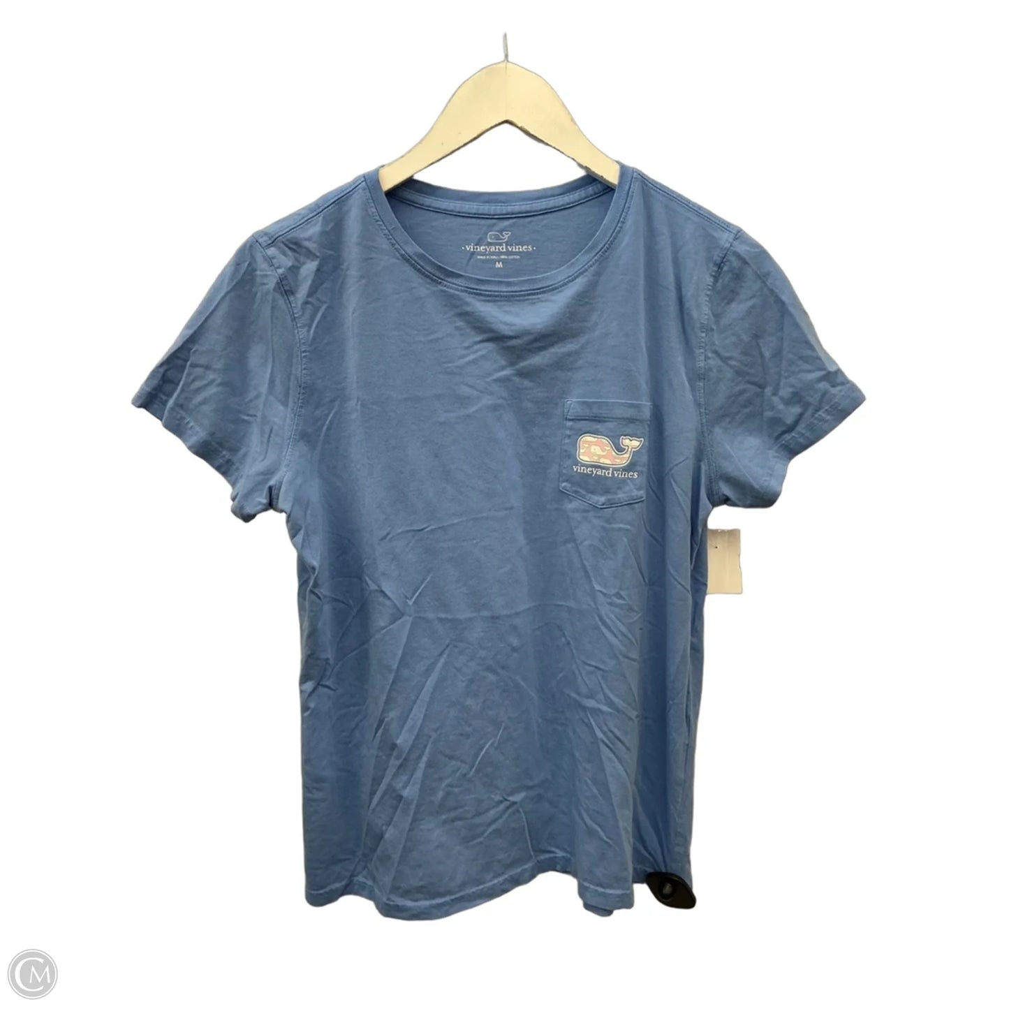 Top Short Sleeve By Vineyard Vines In Blue, Size: M