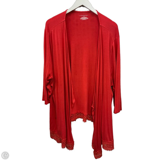 Kimono By Lane Bryant In Red, Size: 3x
