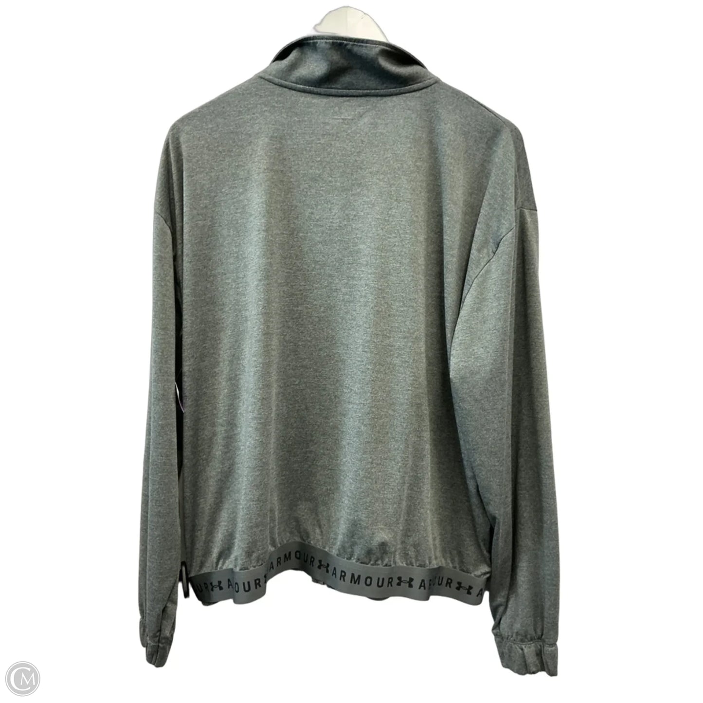 Athletic Jacket By Under Armour In Grey, Size: Xl