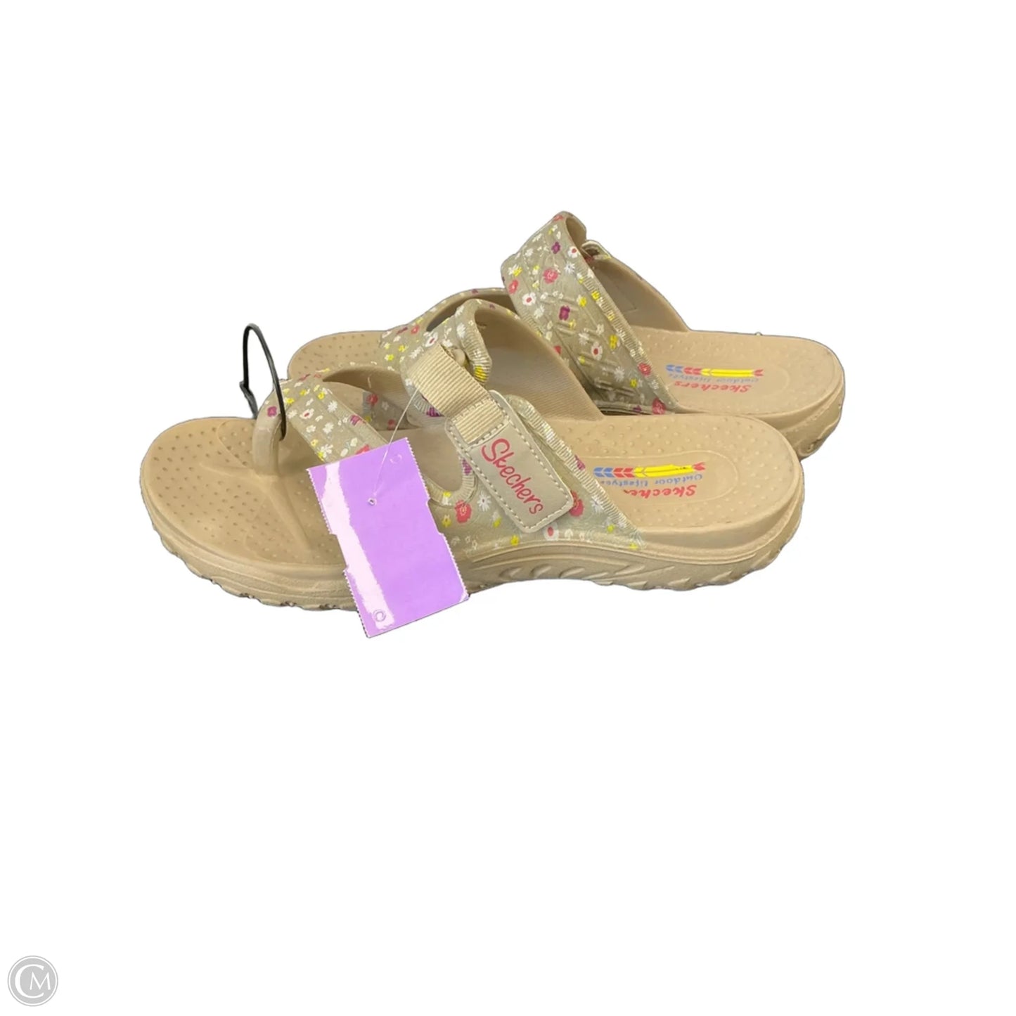 Sandals Sport By Skechers In Beige, Size: 7