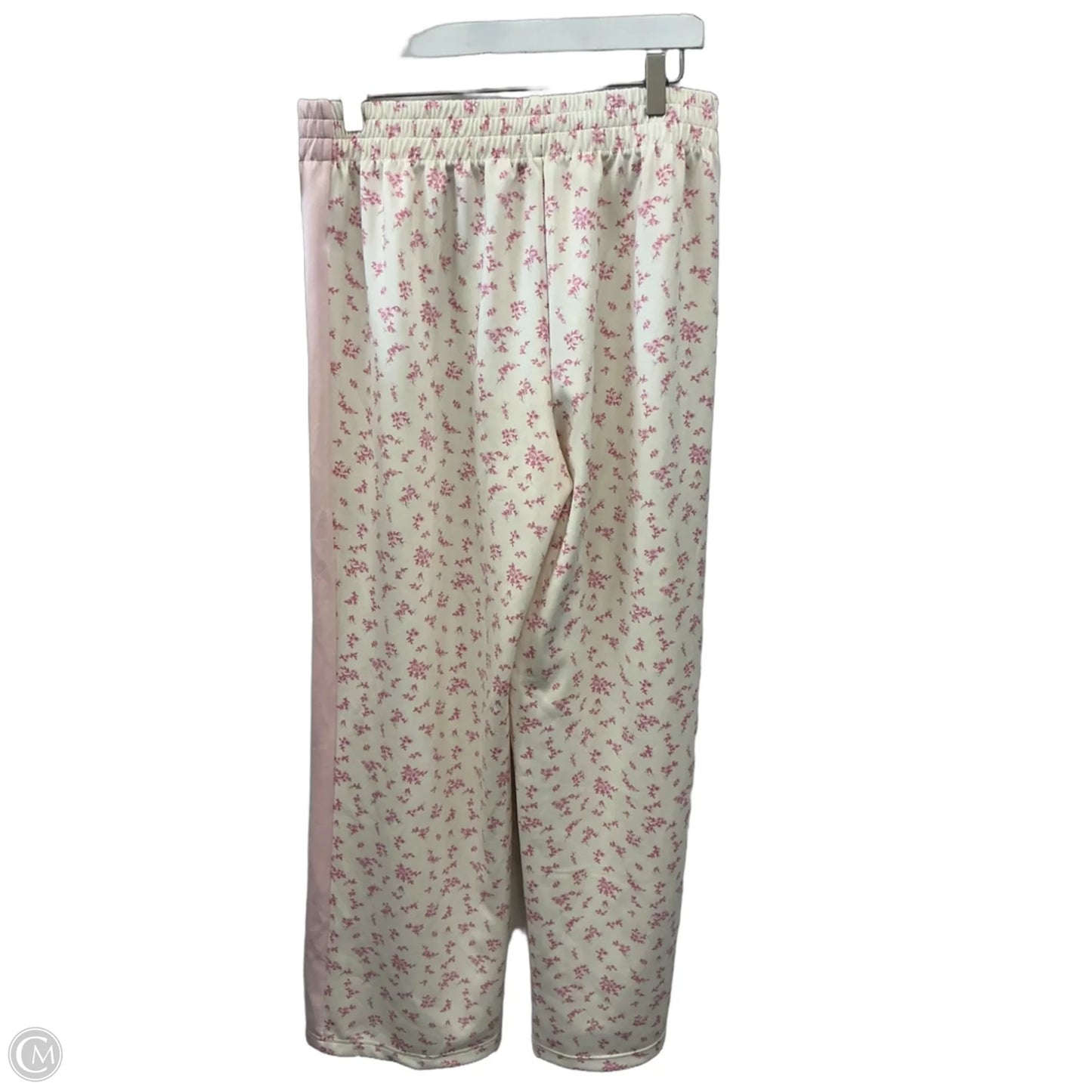 Lounge Set Pants By Tinseltown In Pink & Tan, Size: L