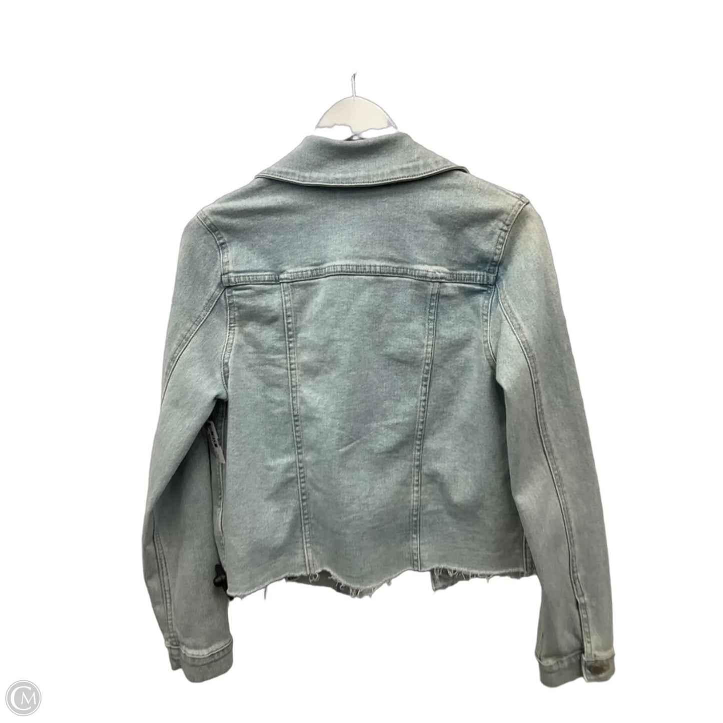 Jacket Denim By Clothes Mentor In Blue Denim, Size: M