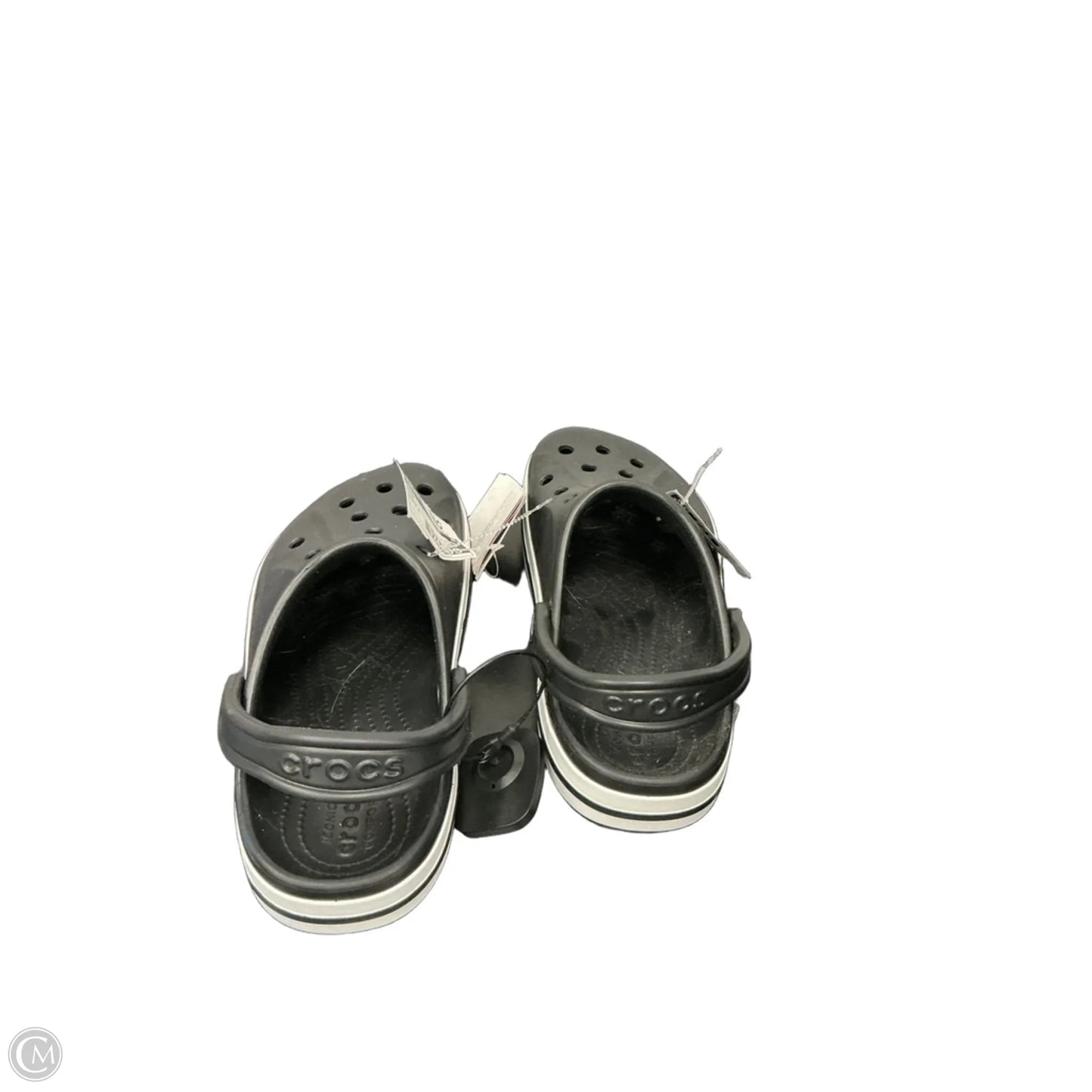 Shoes Flats By Crocs In Black, Size: 7.5