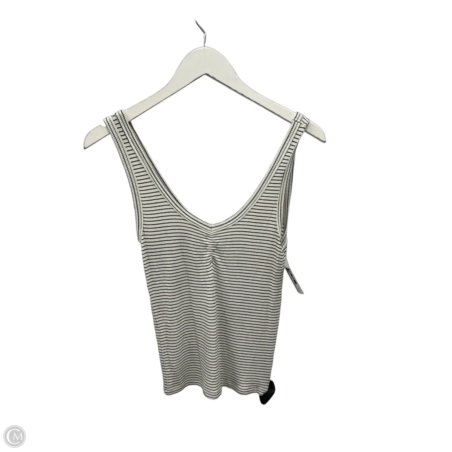 Top Sleeveless By American Eagle In Black & Cream, Size: Xs