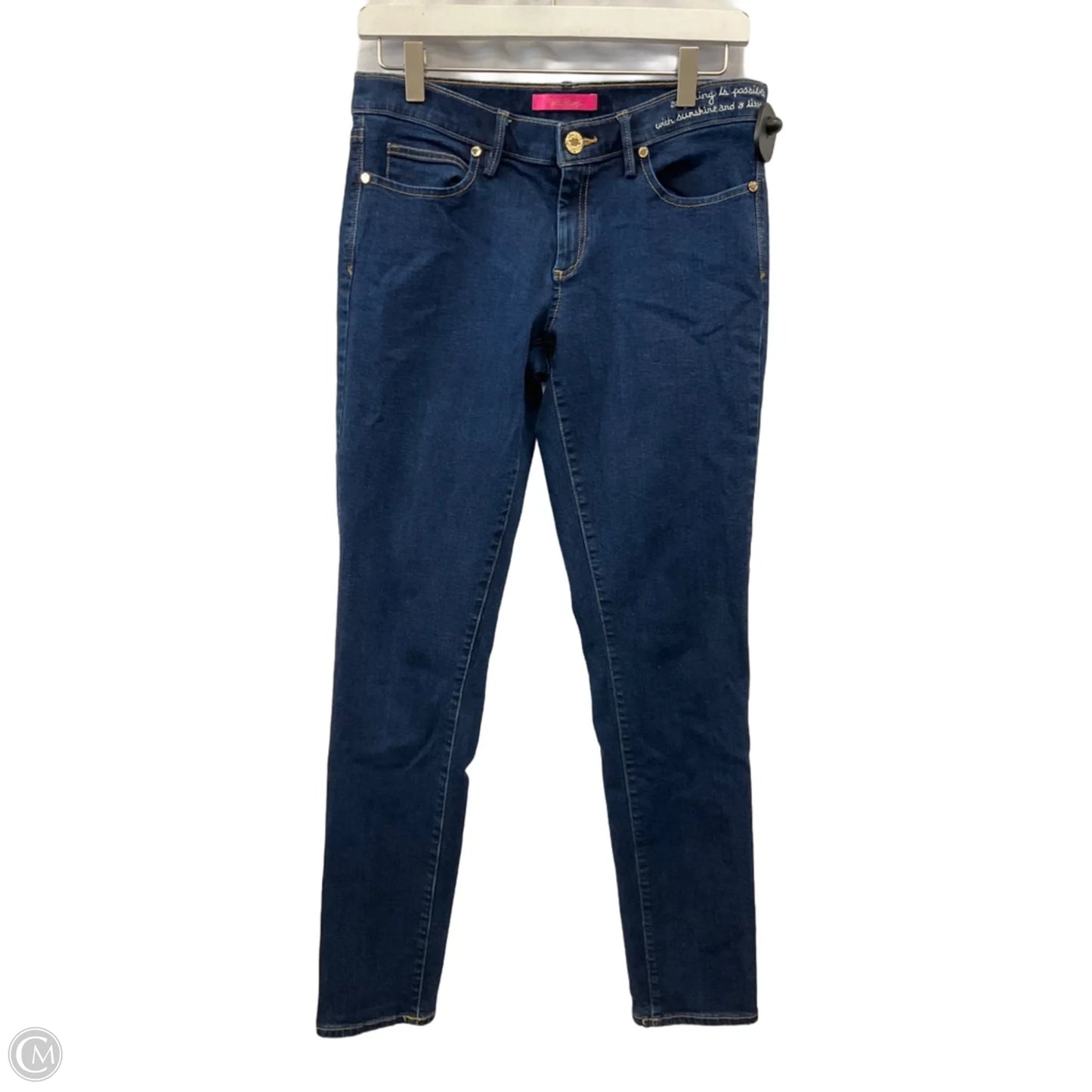 Jeans Designer By Lilly Pulitzer In Blue Denim, Size: 8