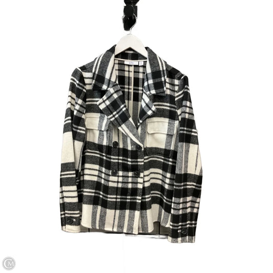 Jacket Other By Croft And Barrow In Black & White, Size: M