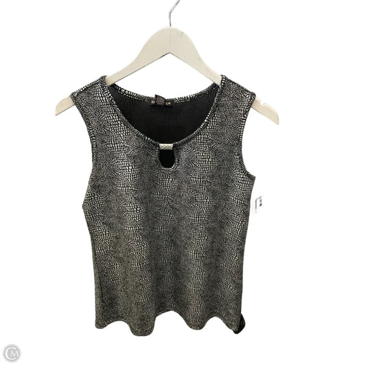 Top Sleeveless By By Design In Silver, Size: S
