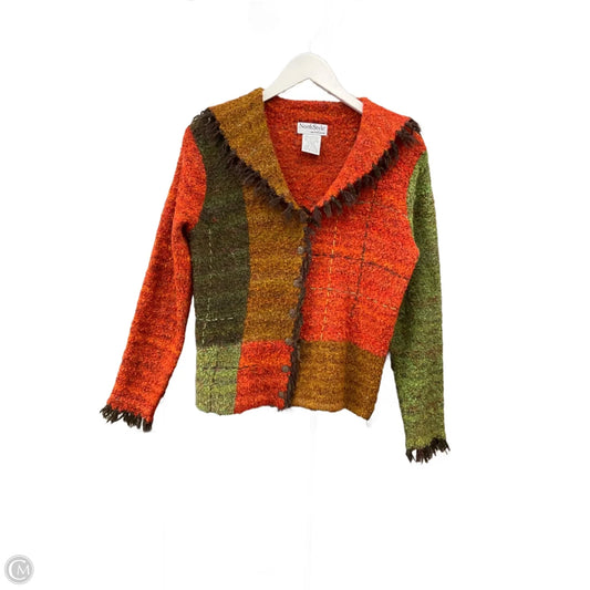Sweater Cardigan By Northstyle In Orange, Size: S