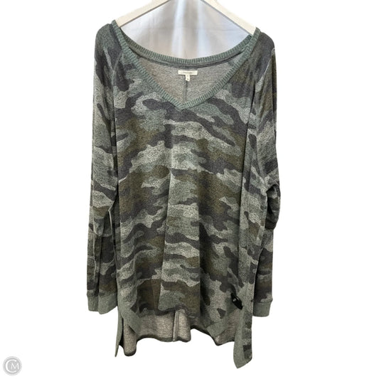 Top Long Sleeve By Maurices In Green, Size: 3x