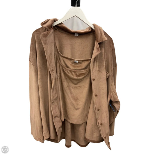 Lounge Set Pants By Old Navy In Tan, Size: Xxl