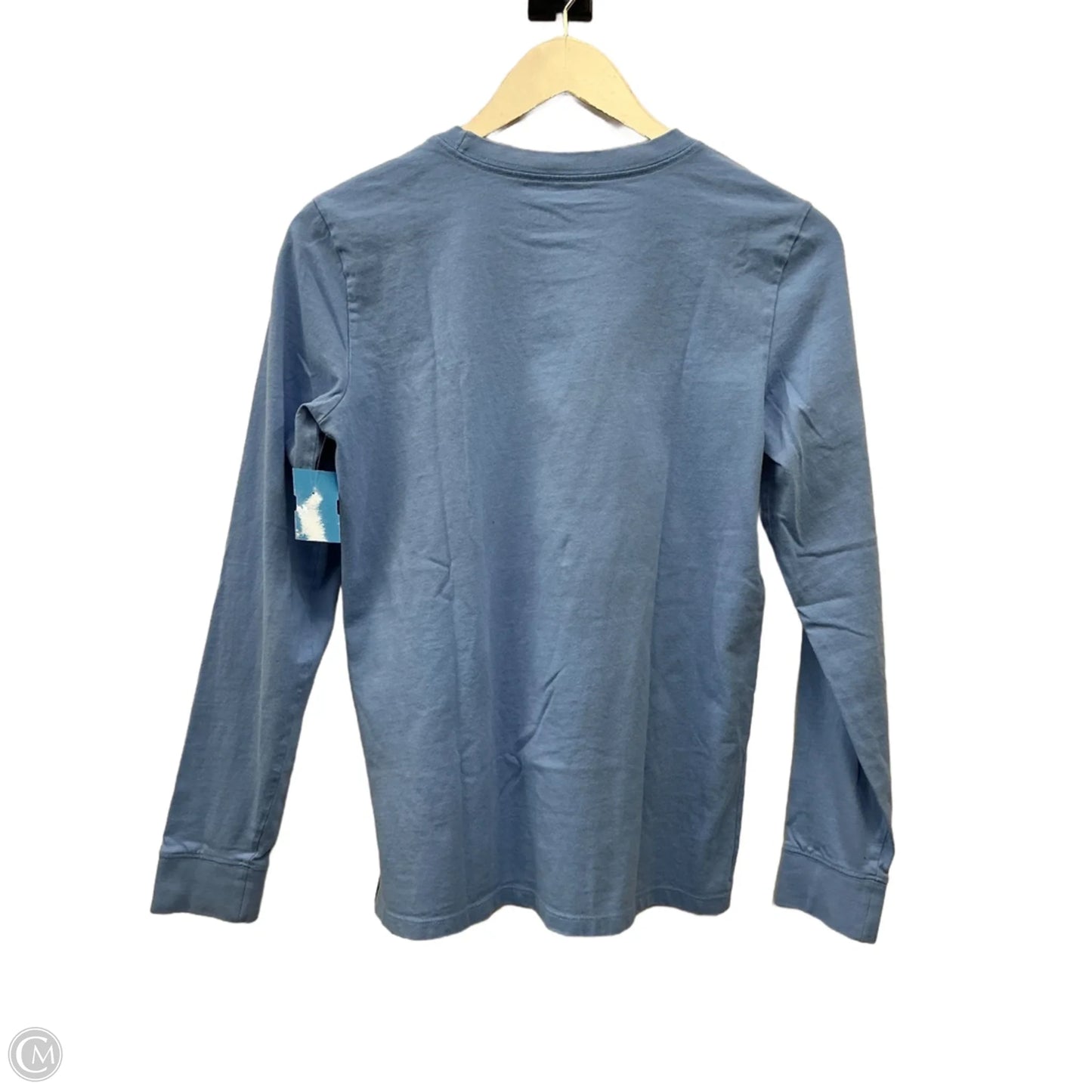Top Long Sleeve By Life Is Good In Blue, Size: S
