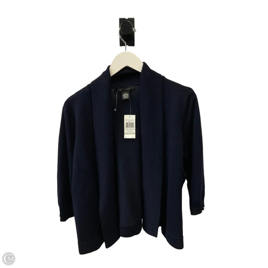 Sweater Cardigan By 89th And Madison In Navy, Size: 1x