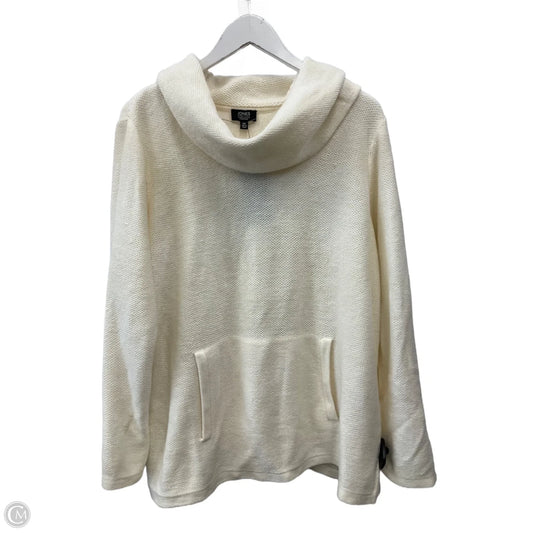 Sweater By Jones New York In Cream, Size: 2x