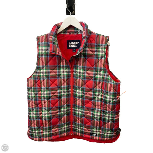 Vest Puffer & Quilted By Lands End In Multi-colored, Size: Xl