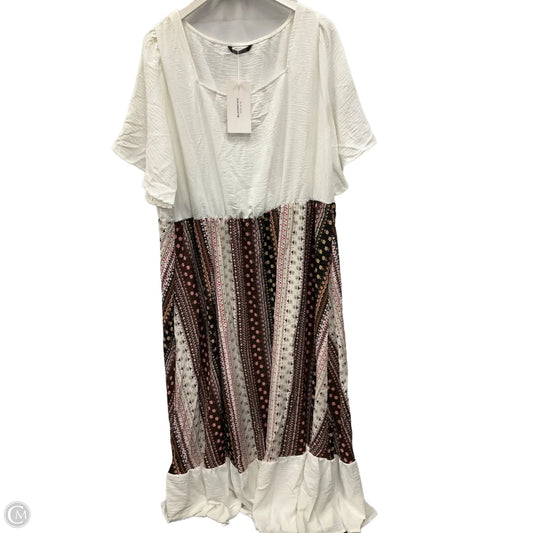 Dress Casual Midi By Bloomchic In Multi-colored, Size: 3x