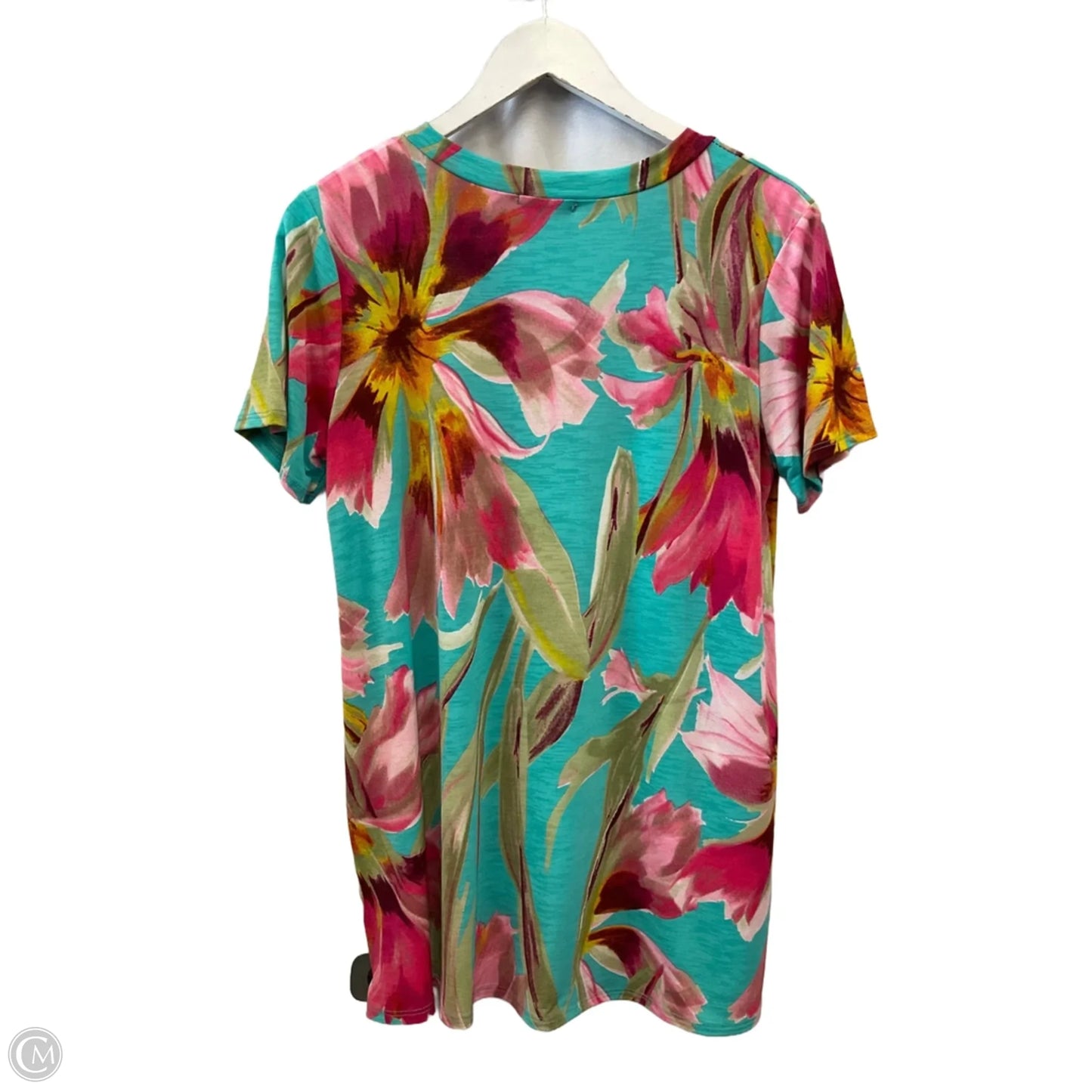 Top Short Sleeve By Heimish Usa In Floral Print, Size: M
