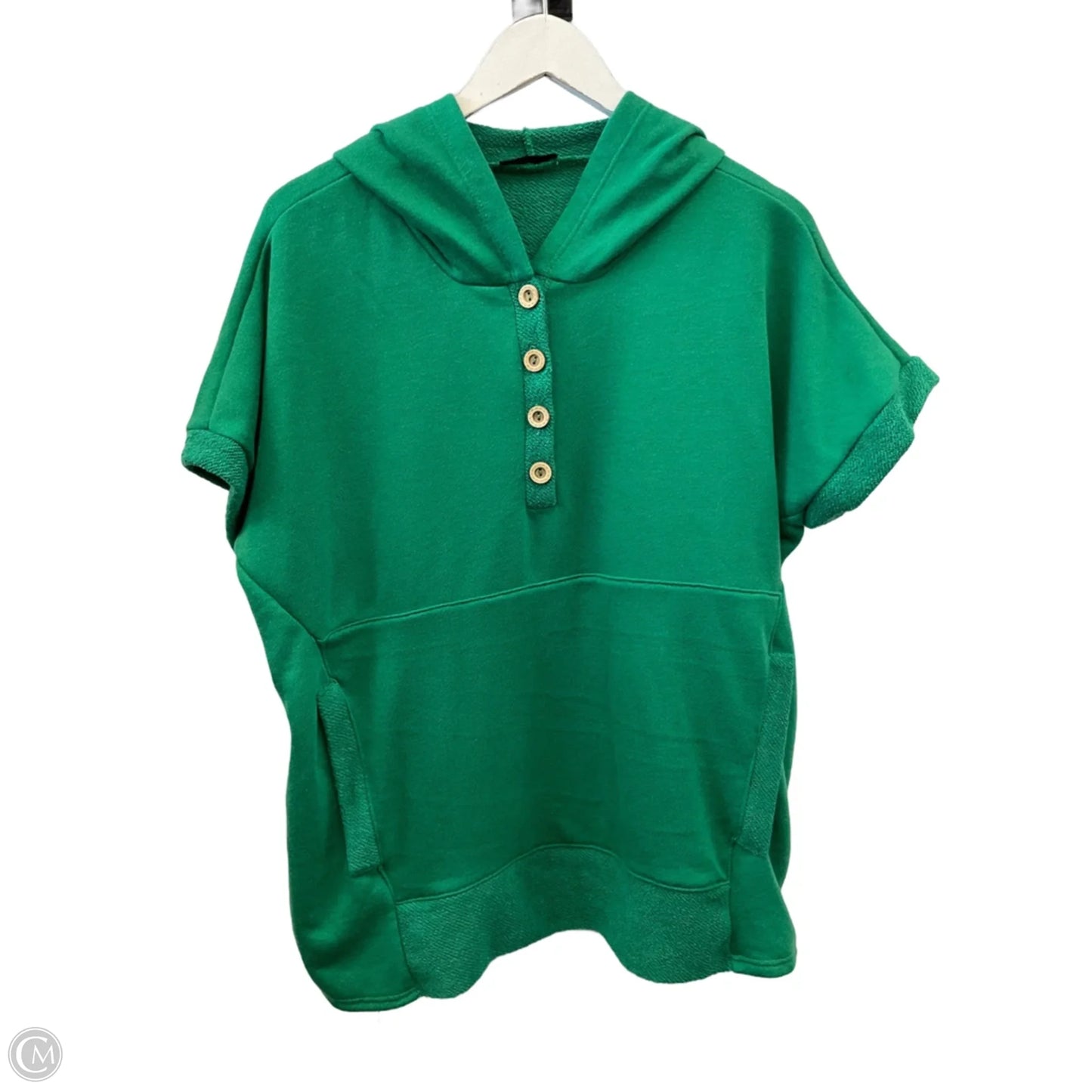 Top Short Sleeve By Heimish Usa In Green, Size: S