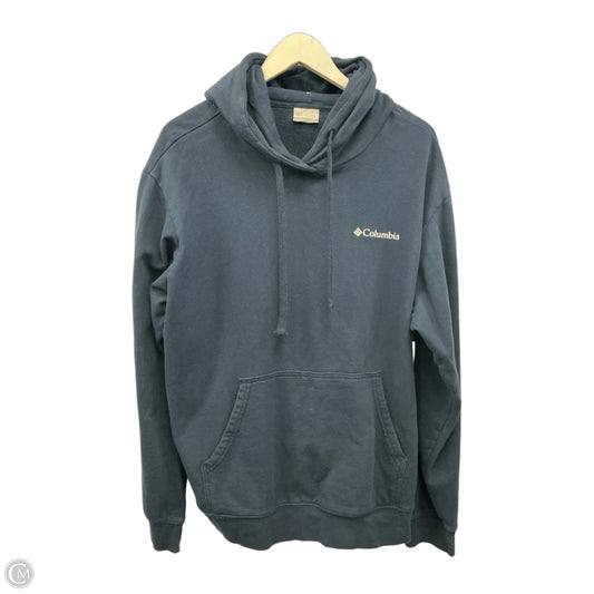 Sweatshirt Hoodie By Columbia In Navy, Size: L