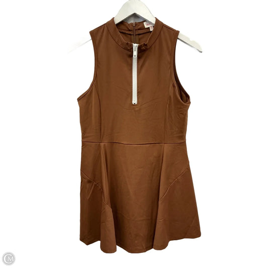 Athletic Dress By Clothes Mentor In Brown, Size: L