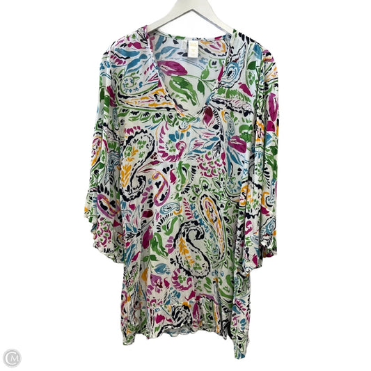 Swimwear Cover-up By Anne Cole In Multi-colored, Size: L