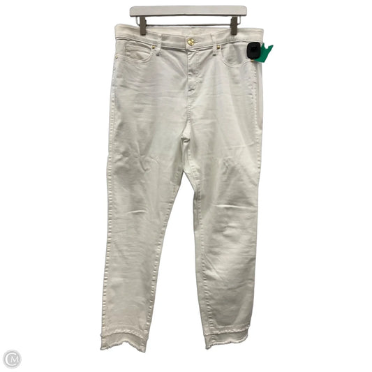 Jeans Designer By Lilly Pulitzer In White, Size: 16