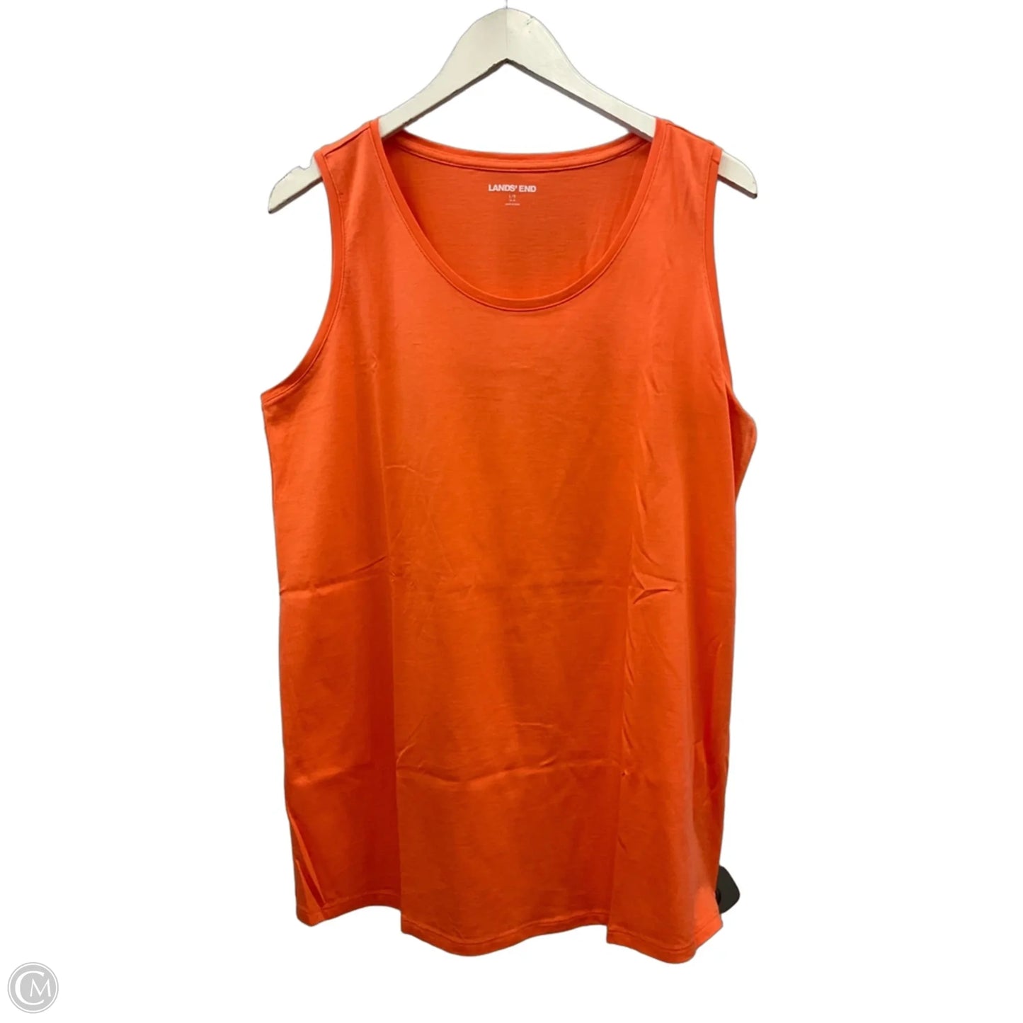 Tank Top By Lands End In Orange, Size: L