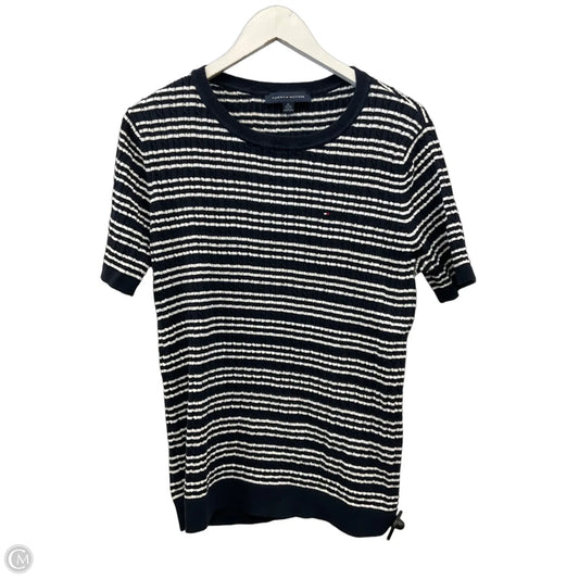 Top Short Sleeve By Tommy Hilfiger In Navy, Size: Xl